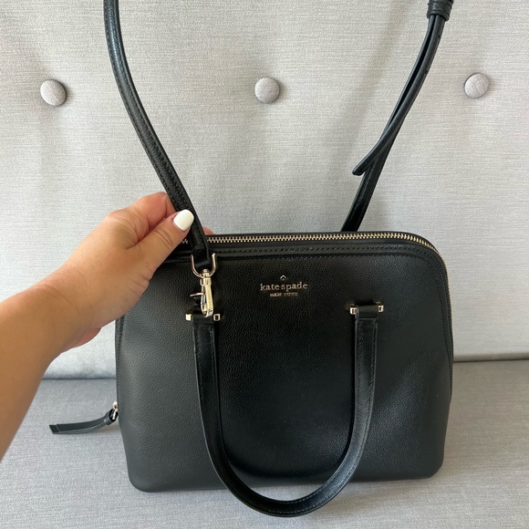 Kate Spade Patterson Drive Medium Dome Satchel in Black - Picture 9 of 11